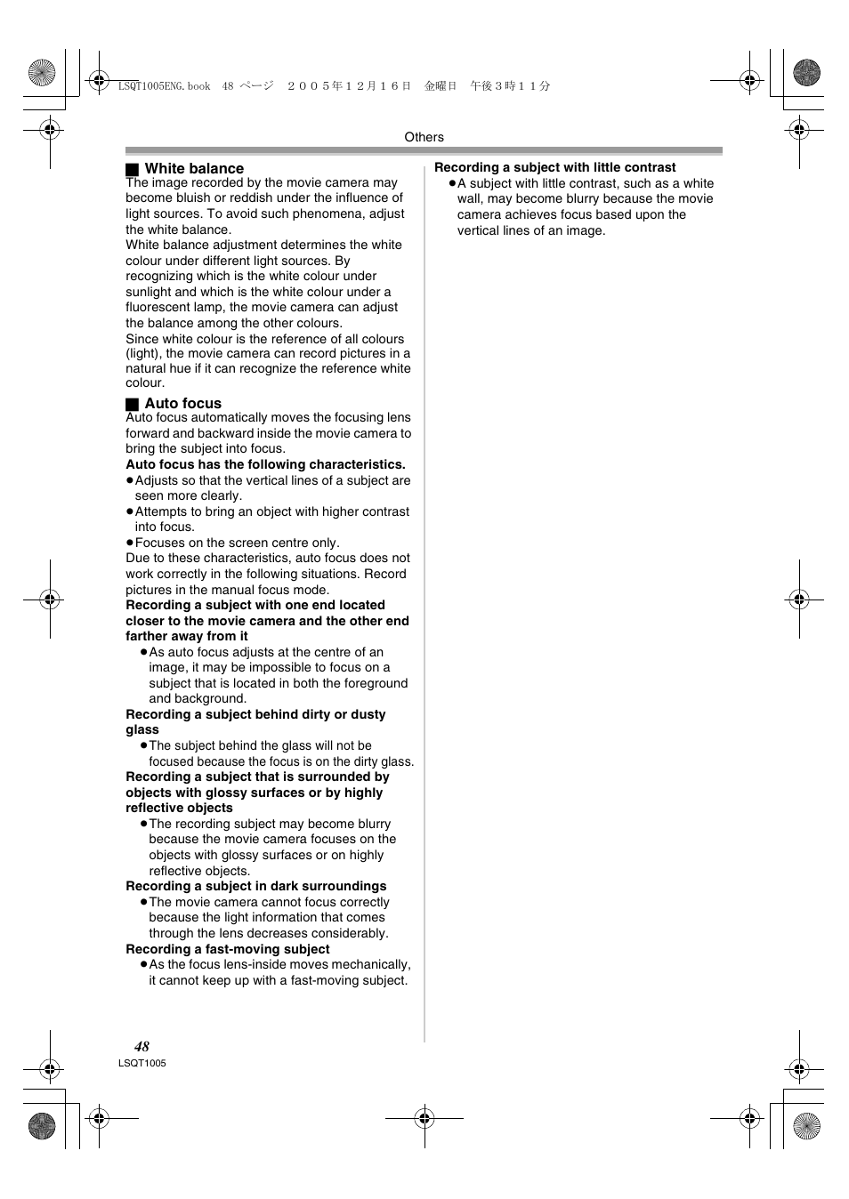 Panasonic NVGS37EP User Manual | Page 48 / 204