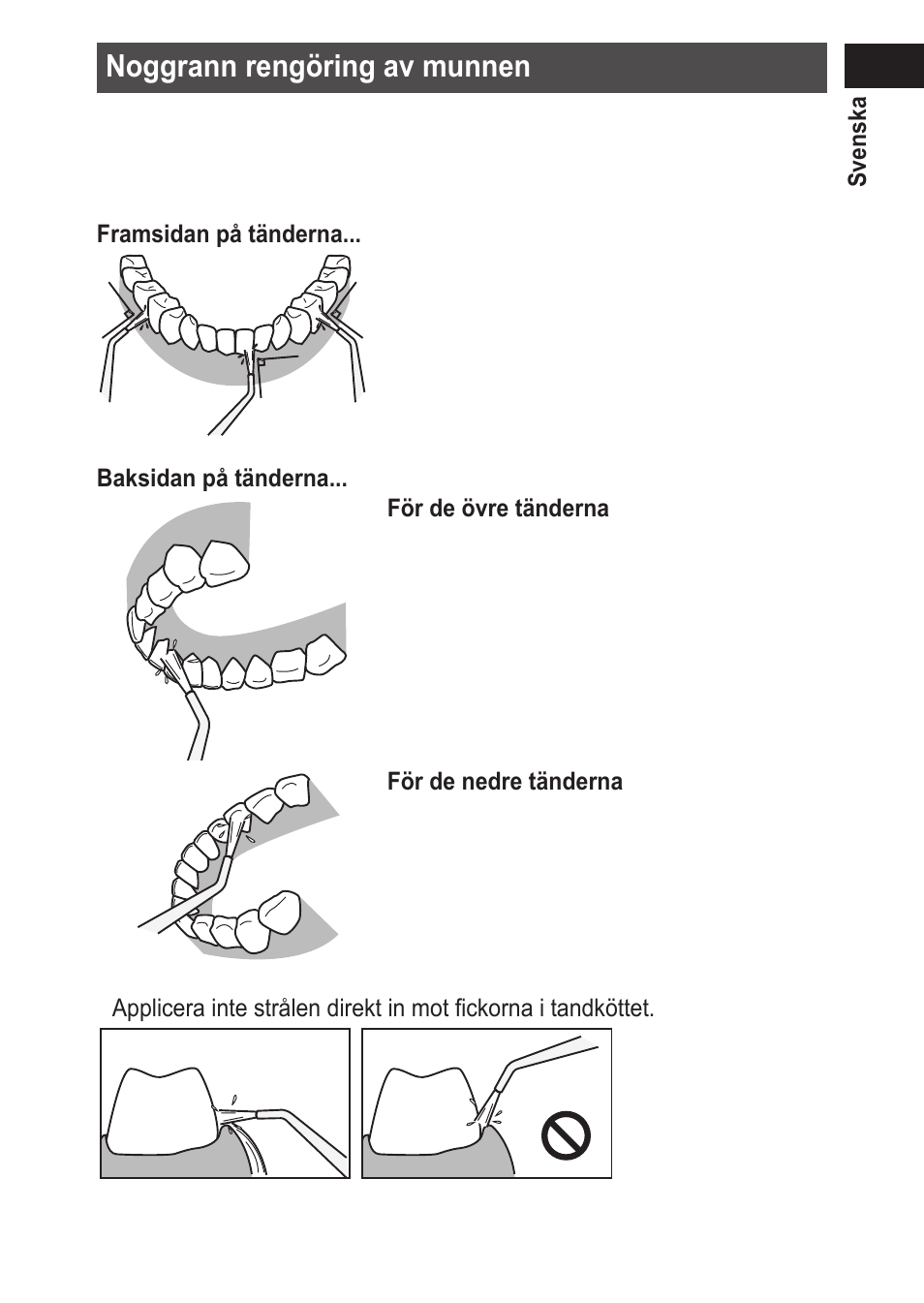 Noggrannrengöringavmunnen | Panasonic EWDJ10 User Manual | Page 123 / 216