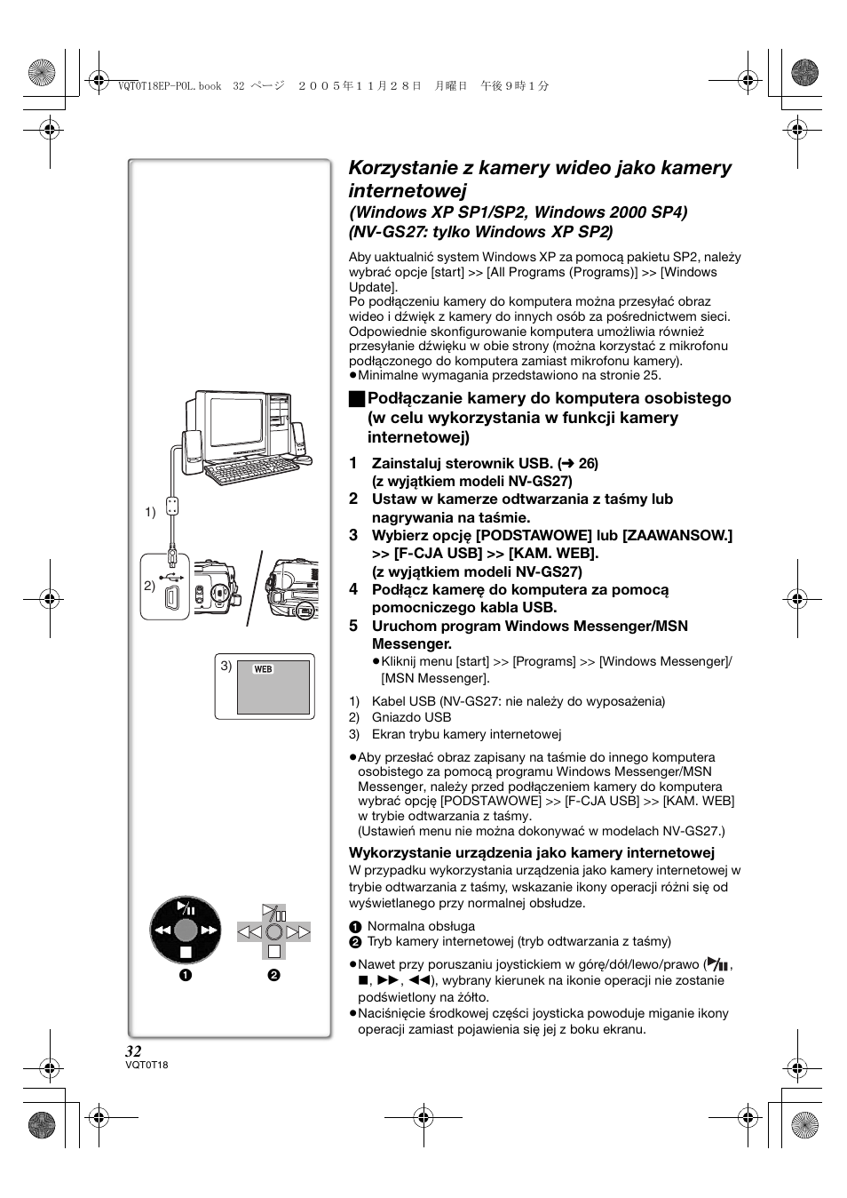 Panasonic NVGS280 User Manual | Page 32 / 76