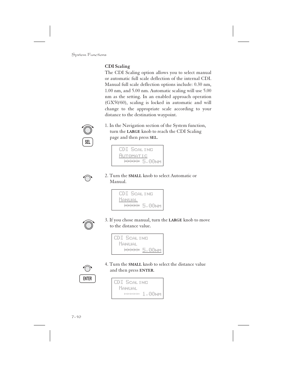 Cdi scaling 7-10, Scaling 7-10, Cdi scaling -10 | Apollo 65 User Manual | Page 162 / 324