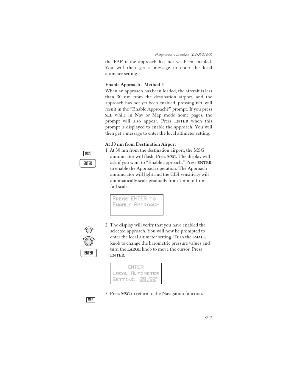 30nm from dest. 9-9 | Apollo 65 User Manual | Page 199 / 324