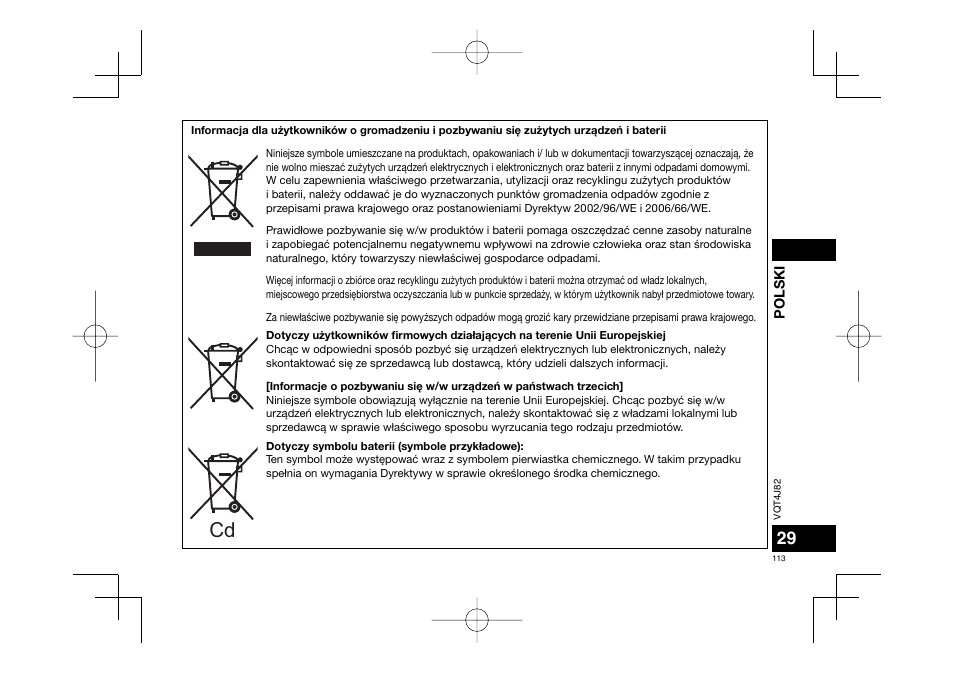 Panasonic RRXS420E User Manual | Page 113 / 226