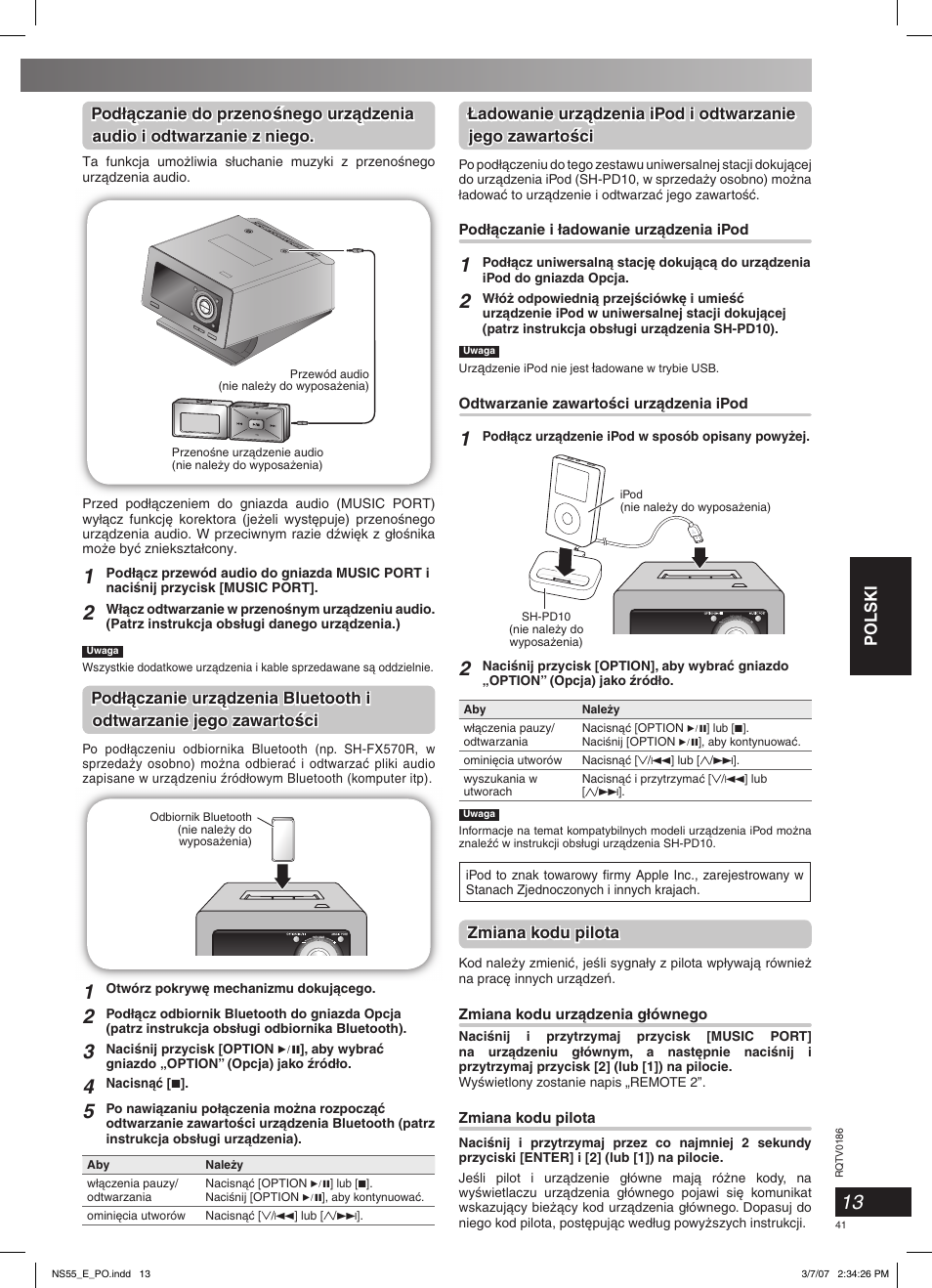 Panasonic SCNS55 User Manual | Page 41 / 58