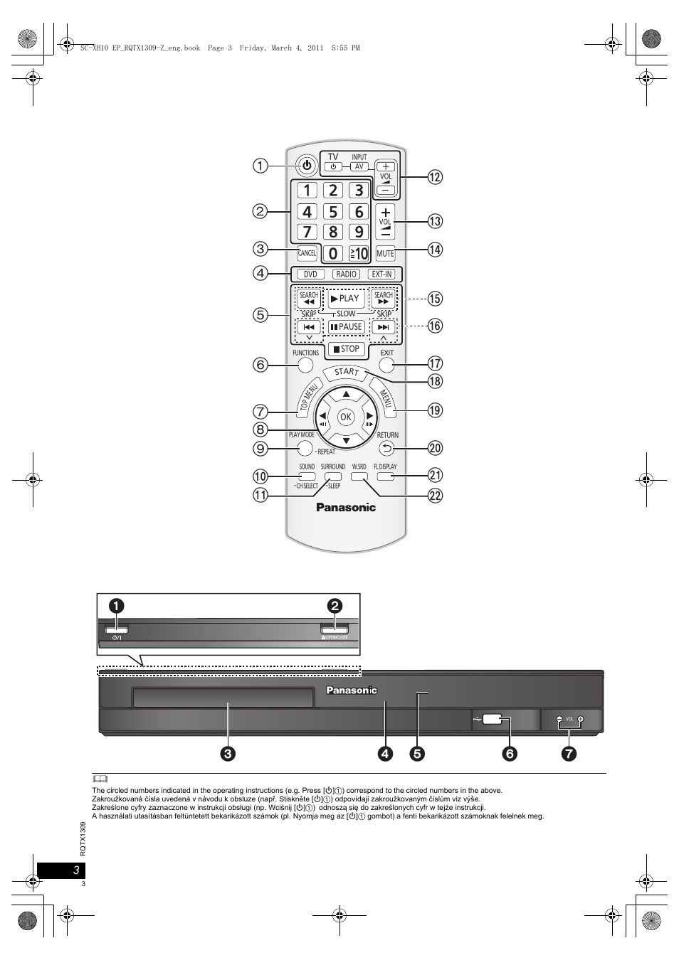 Panasonic SCXH10EP User Manual | Page 3 / 78