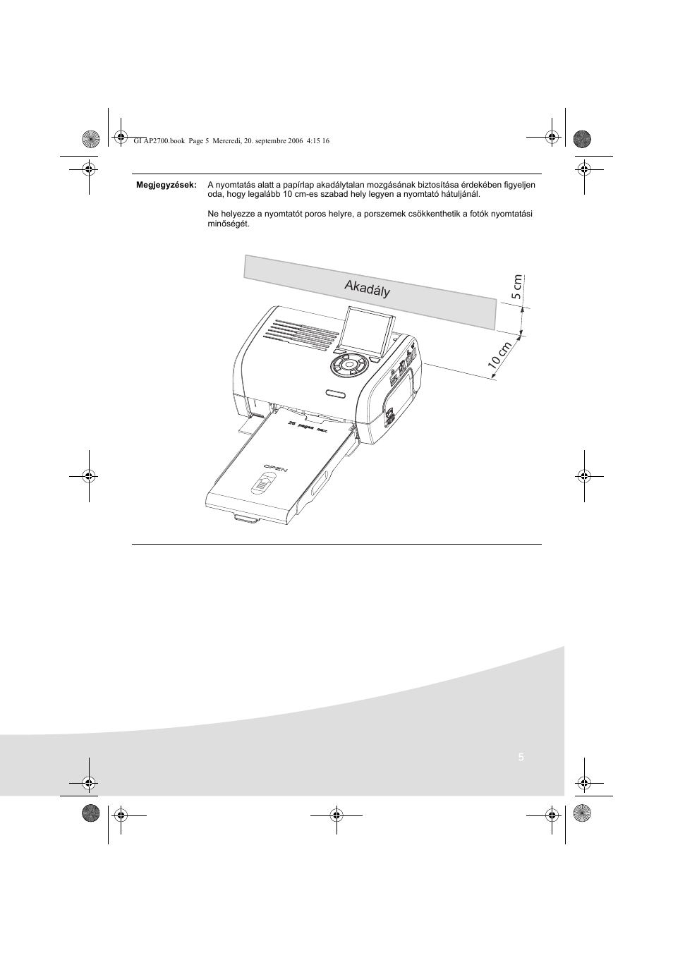 10 cm 5 cm $ndg£o | AGFA AP2700 User Manual | Page 183 / 192