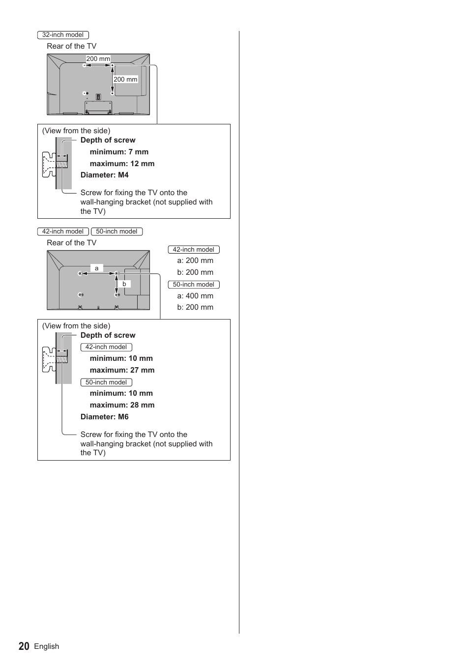 Panasonic TX50ASX603 User Manual | Page 20 / 68