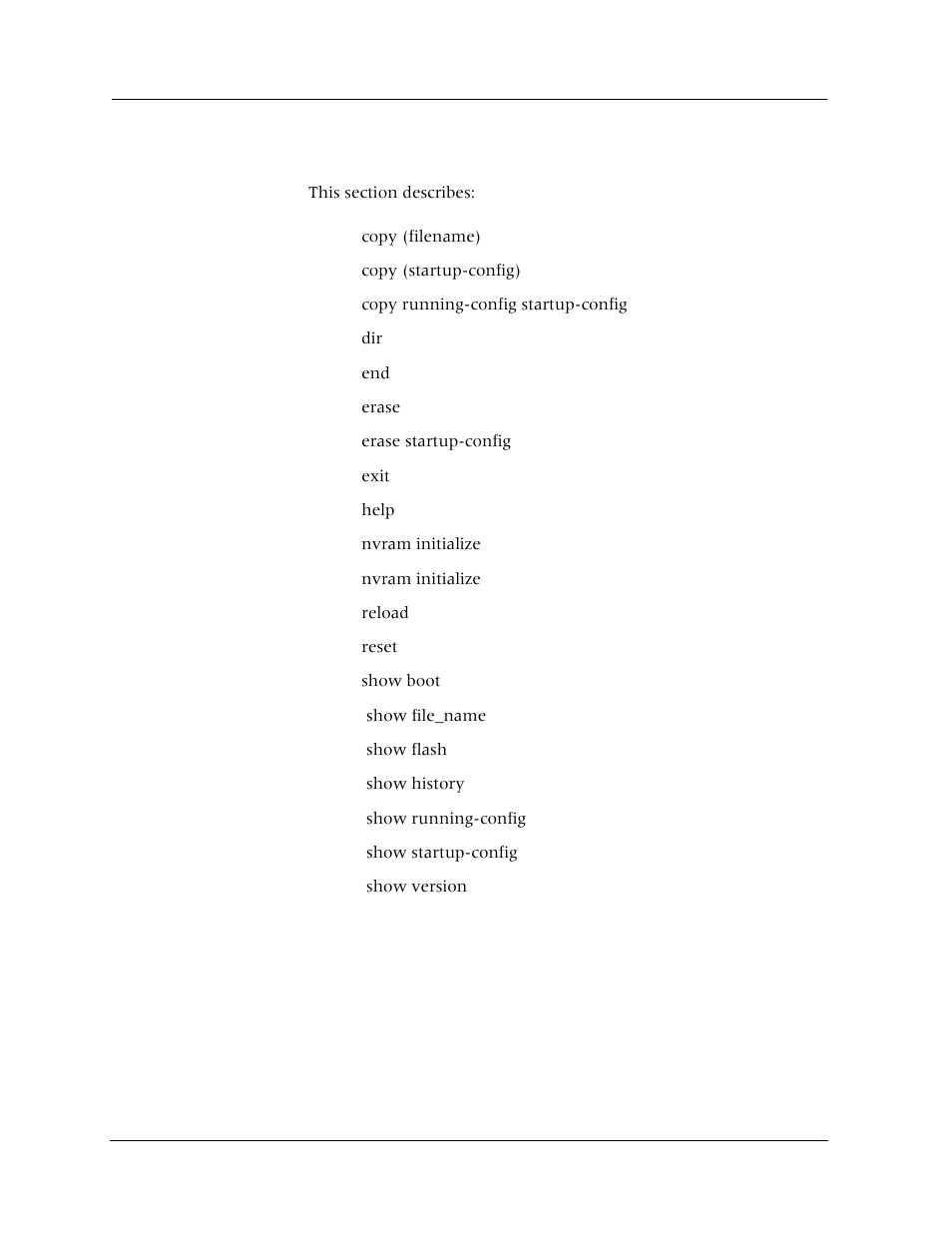 System commands | Avaya Cajun P880 User Manual | Page 115 / 162