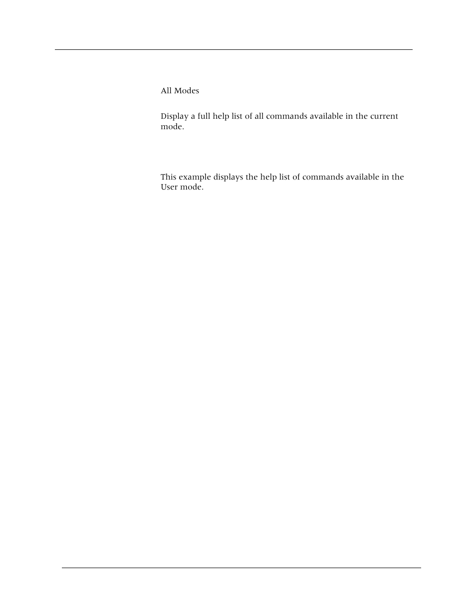Help, Command mode, Description | Syntax, Sample output | Avaya Cajun P880 User Manual | Page 124 / 162