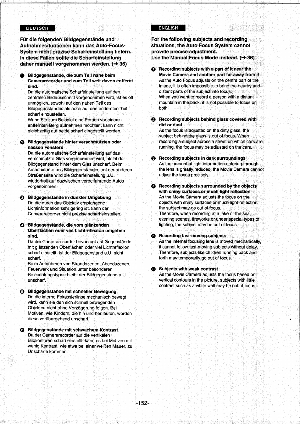 Panasonic NVDS5EG User Manual | Page 152 / 184