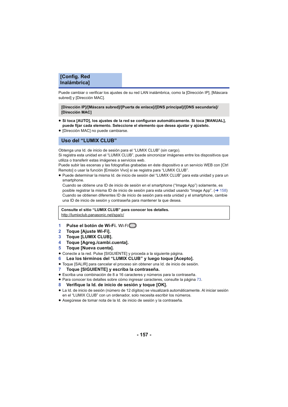Panasonic HCX929EG User Manual | Page 157 / 203