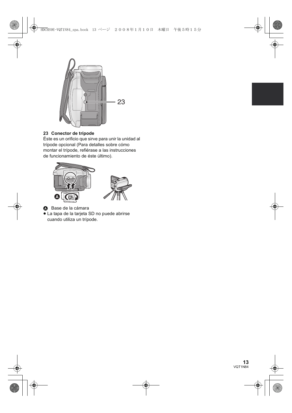 Panasonic HDCHS9 User Manual | Page 13 / 132