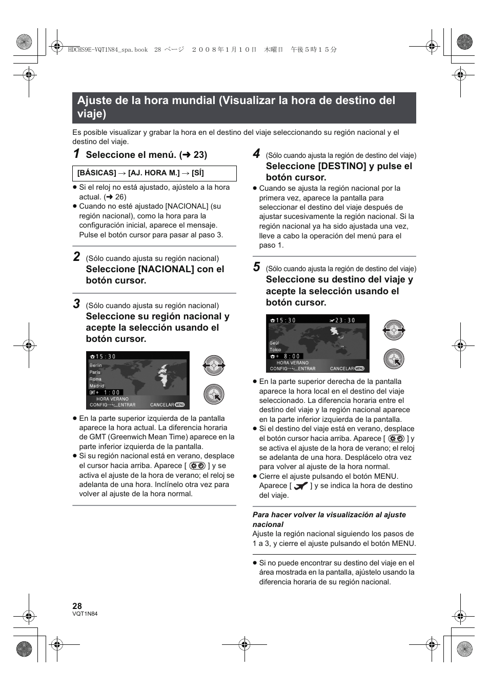 Panasonic HDCHS9 User Manual | Page 28 / 132