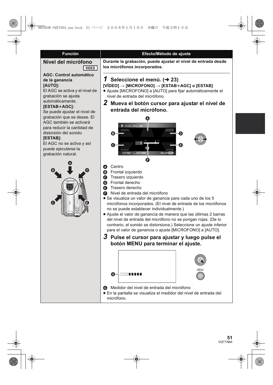 Panasonic HDCHS9 User Manual | Page 51 / 132