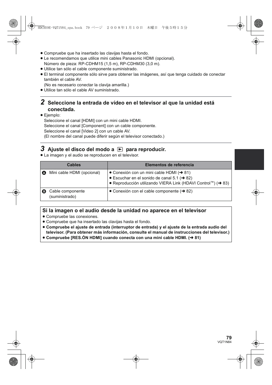 Panasonic HDCHS9 User Manual | Page 79 / 132