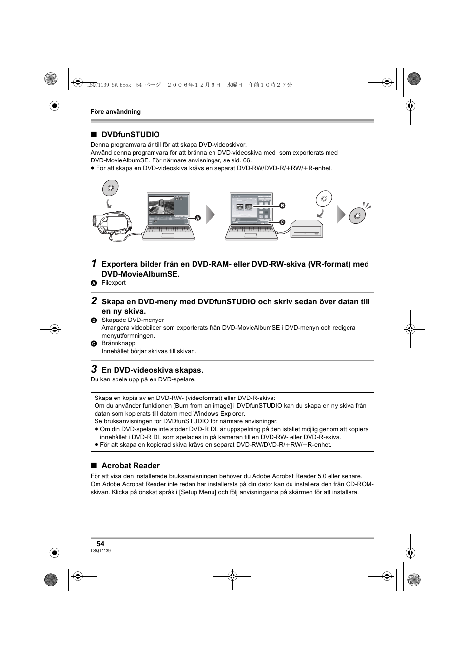 Panasonic VDRD310E User Manual | Page 54 / 96