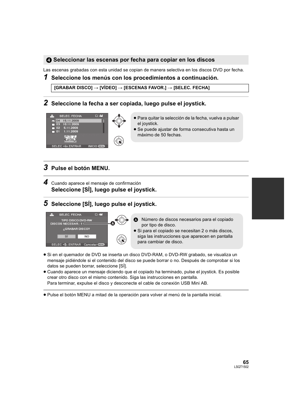 Panasonic SDRS26 User Manual | Page 65 / 102