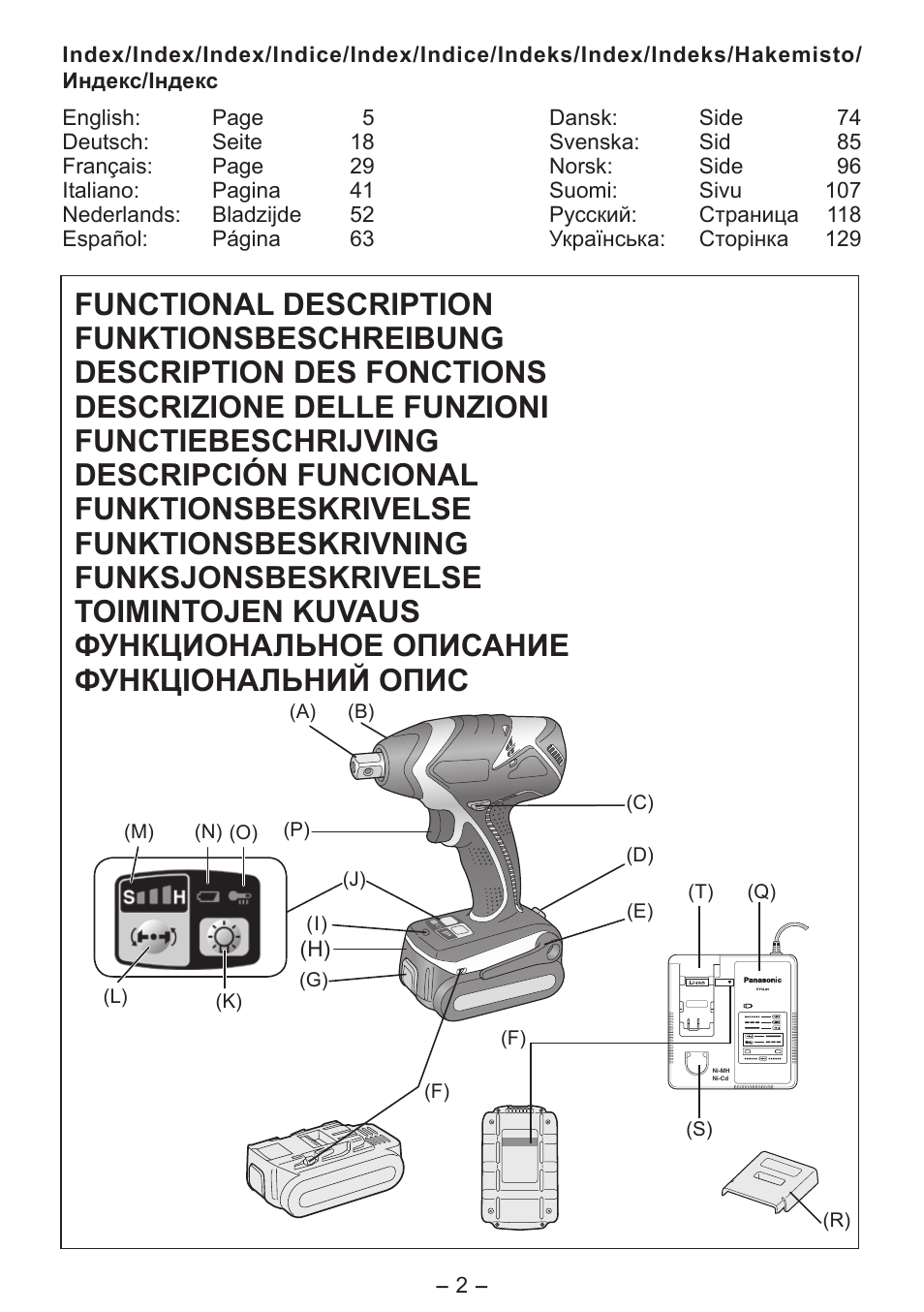 Panasonic EY7541 User Manual | Page 2 / 140