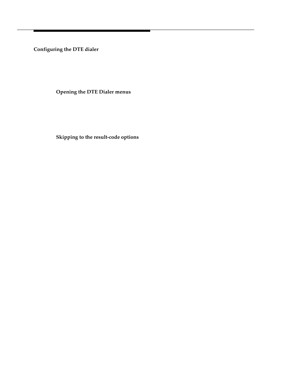 Configuring the dte dialer | Avaya 555-233-116 User Manual | Page 106 / 246