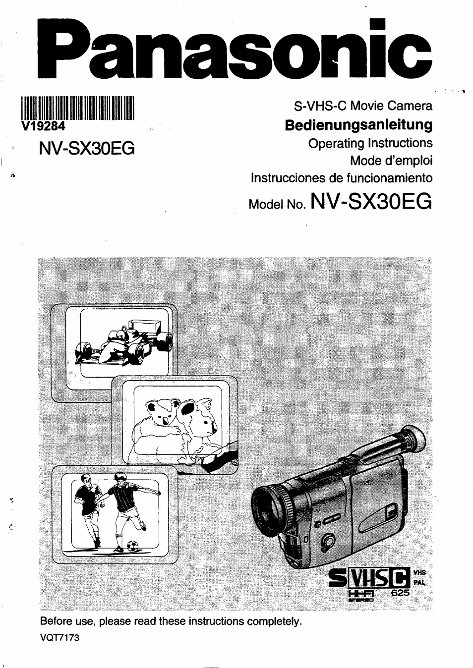 Panasonic NVSX30EG User Manual | 146 pages