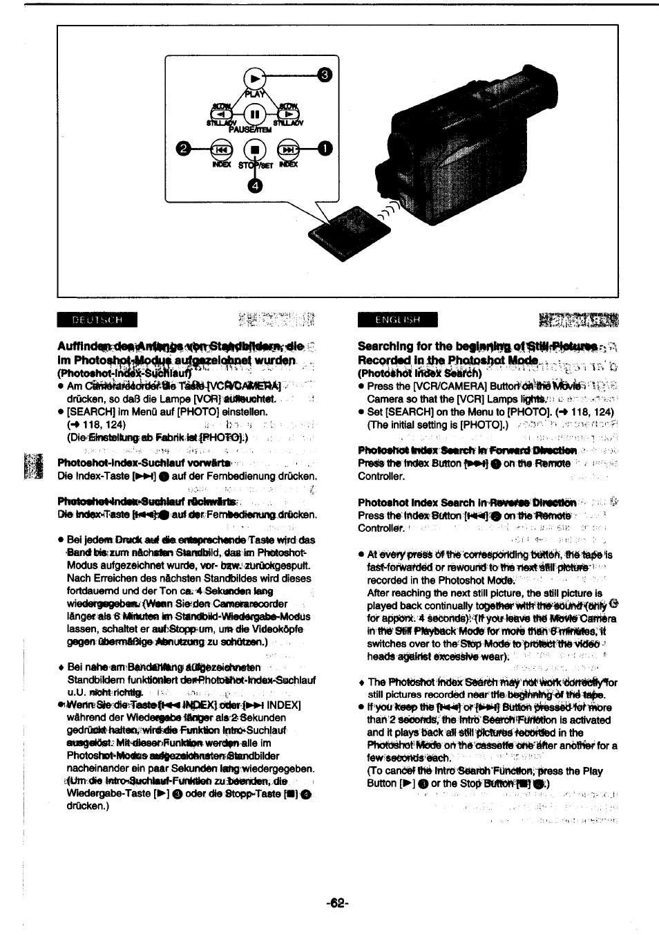 The phorndwt itktexswwéh may n«?ék | Panasonic NVDS1EG User Manual | Page 62 / 180