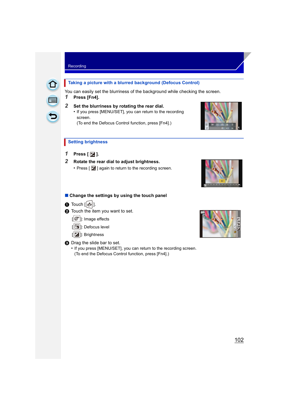 Panasonic DMC-GH3KBODY User Manual | Page 102 / 319