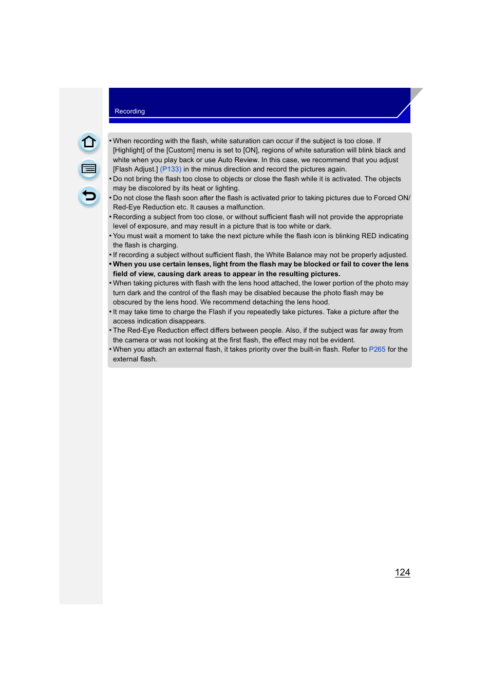 Panasonic DMC-GH3KBODY User Manual | Page 124 / 319