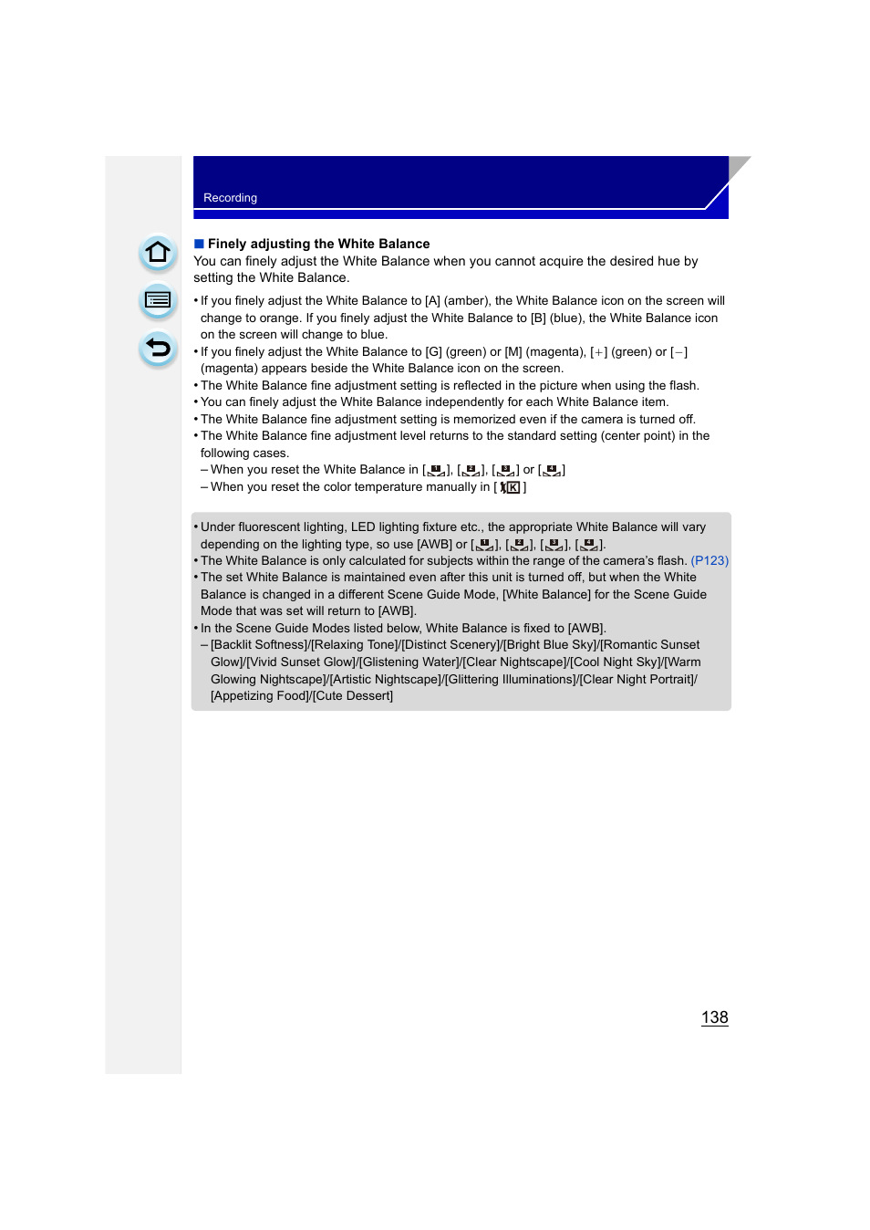 Panasonic DMC-GH3KBODY User Manual | Page 138 / 319