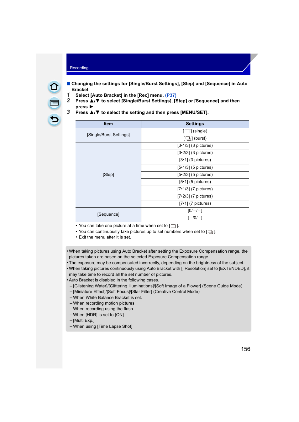 Panasonic DMC-GH3KBODY User Manual | Page 156 / 319