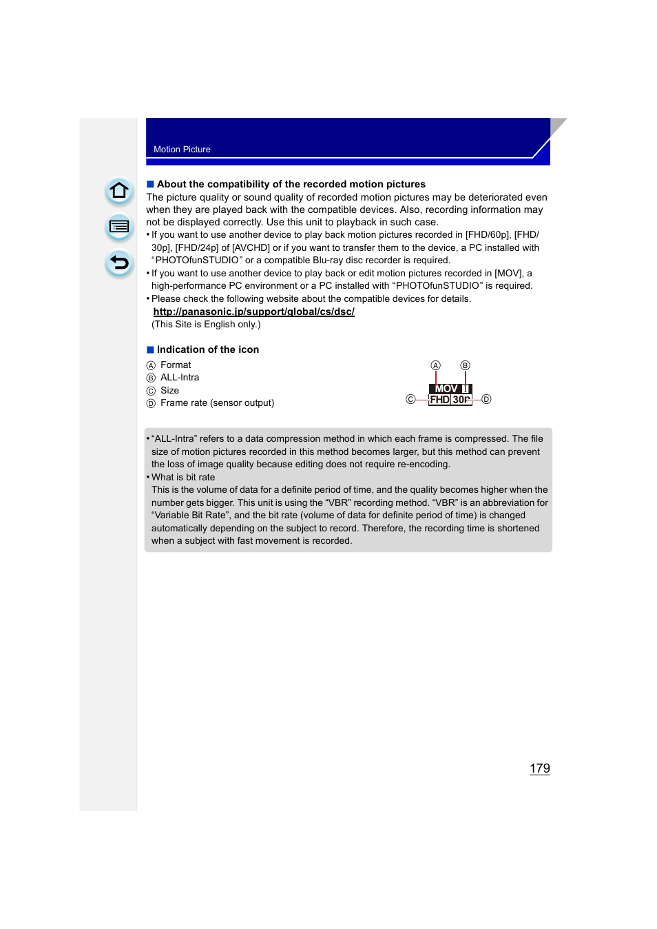 Panasonic DMC-GH3KBODY User Manual | Page 179 / 319