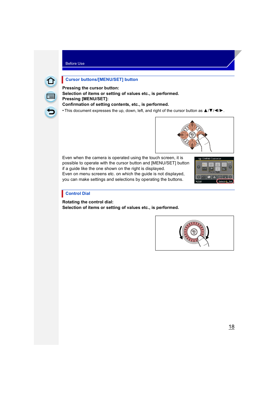 Dial, P18) | Panasonic DMC-GH3KBODY User Manual | Page 18 / 319