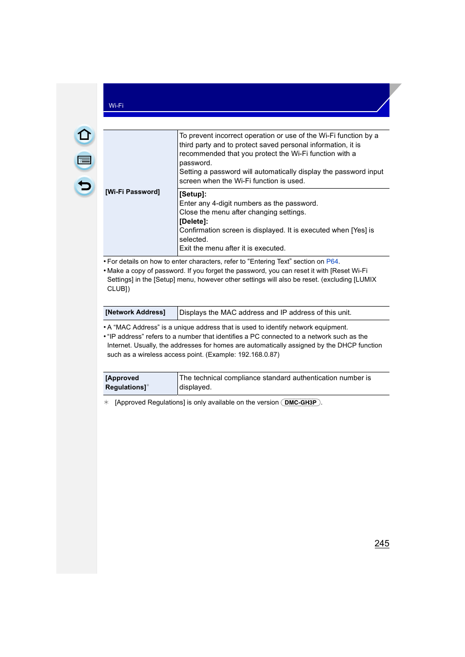 Panasonic DMC-GH3KBODY User Manual | Page 245 / 319