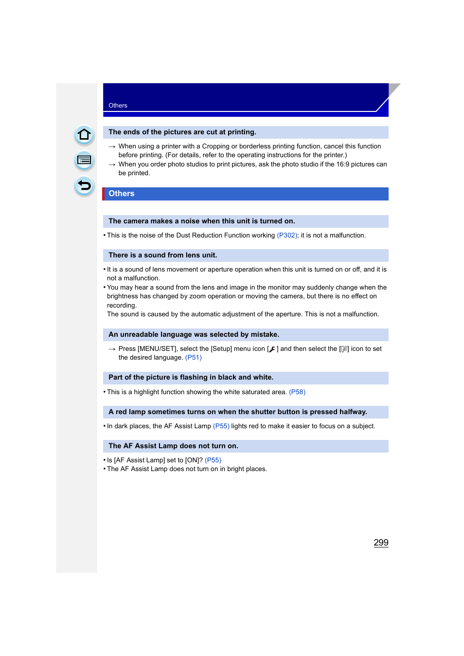 P299) | Panasonic DMC-GH3KBODY User Manual | Page 299 / 319