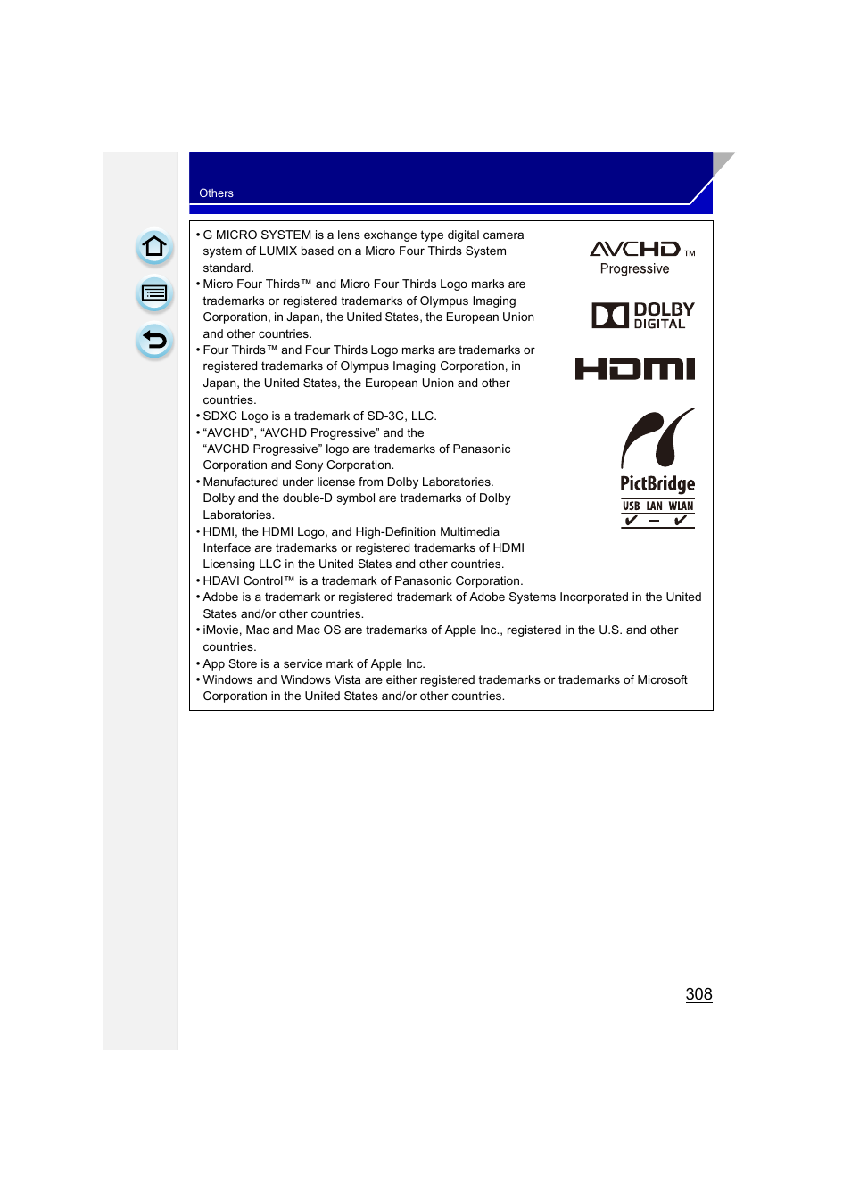 Panasonic DMC-GH3KBODY User Manual | Page 308 / 319