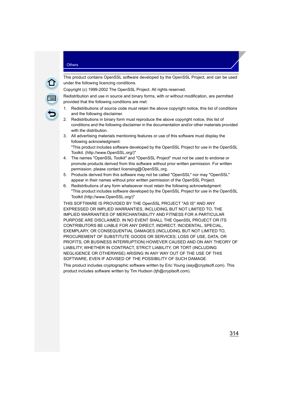 Panasonic DMC-GH3KBODY User Manual | Page 314 / 319