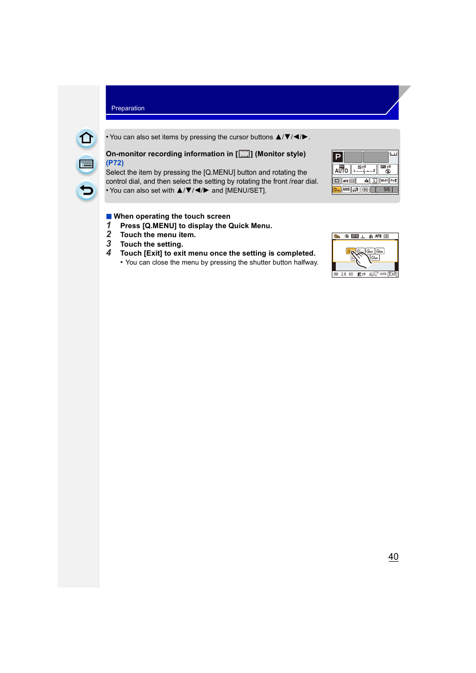 Panasonic DMC-GH3KBODY User Manual | Page 40 / 319