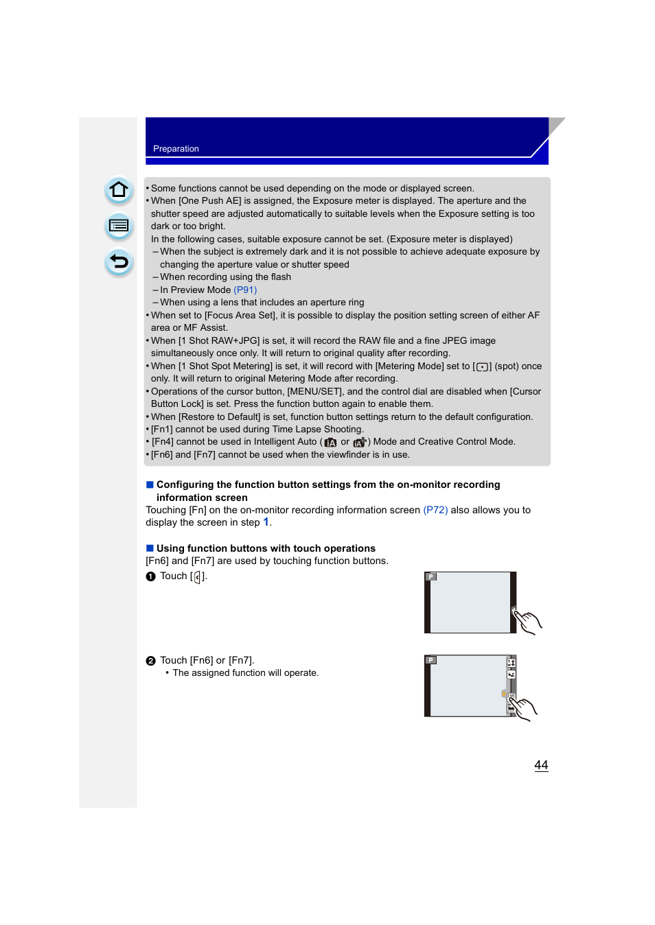 Panasonic DMC-GH3KBODY User Manual | Page 44 / 319