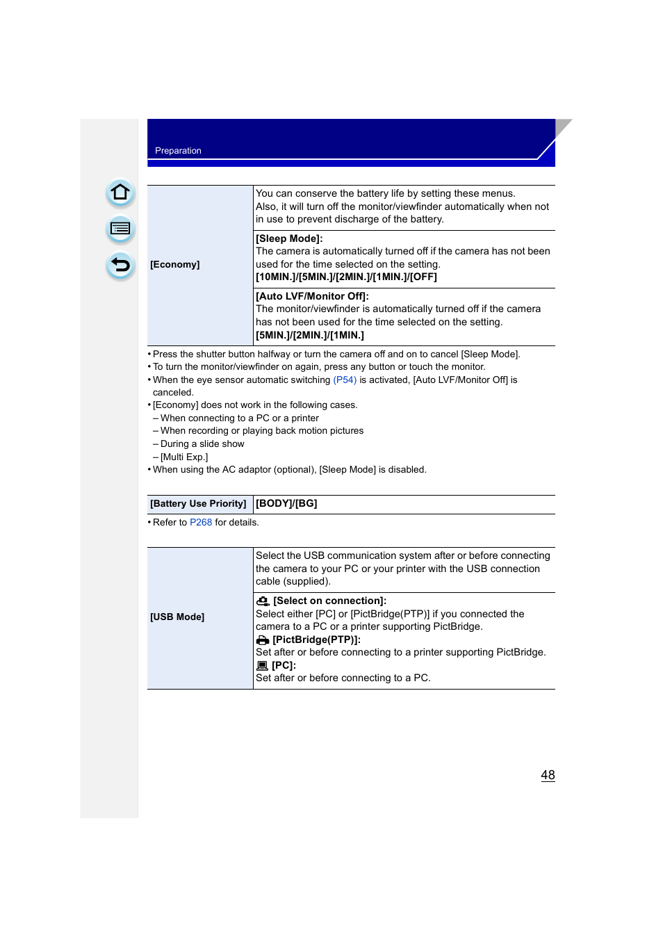 Panasonic DMC-GH3KBODY User Manual | Page 48 / 319