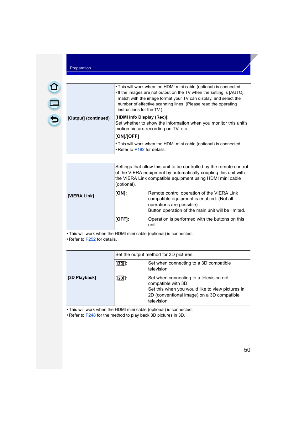 Panasonic DMC-GH3KBODY User Manual | Page 50 / 319