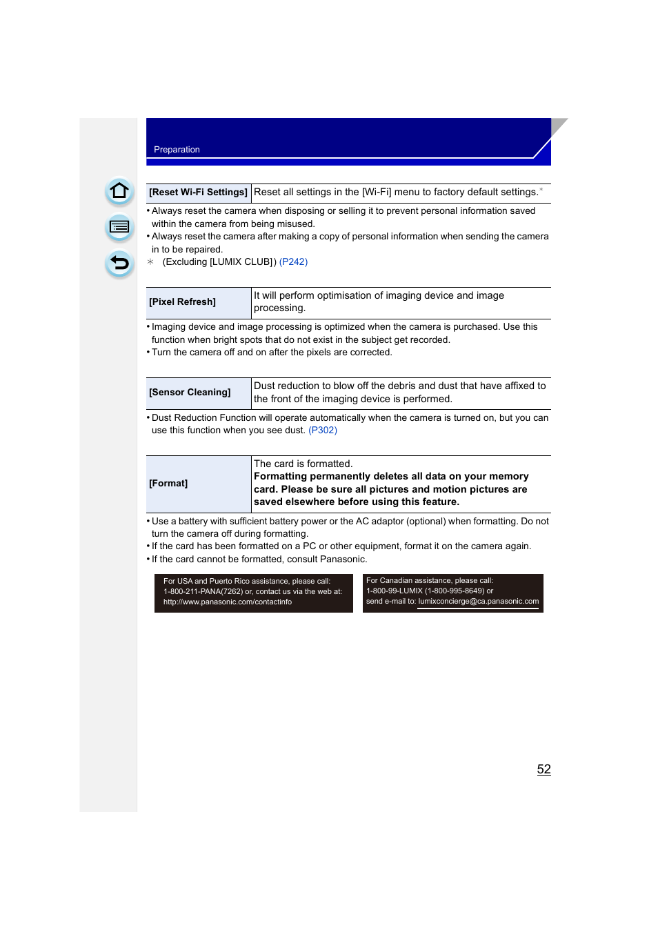 P52) | Panasonic DMC-GH3KBODY User Manual | Page 52 / 319