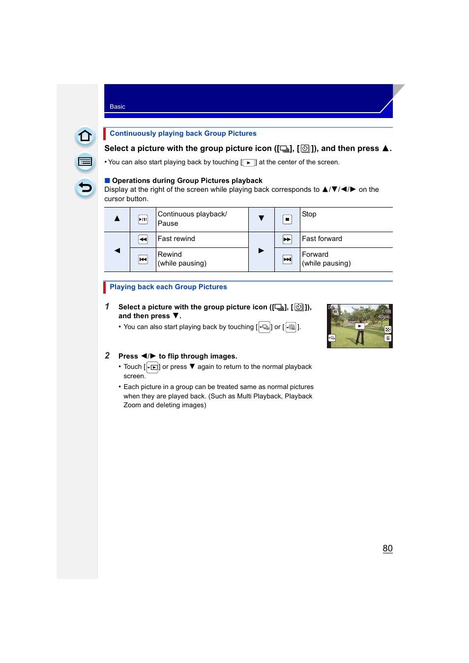 Panasonic DMC-GH3KBODY User Manual | Page 80 / 319