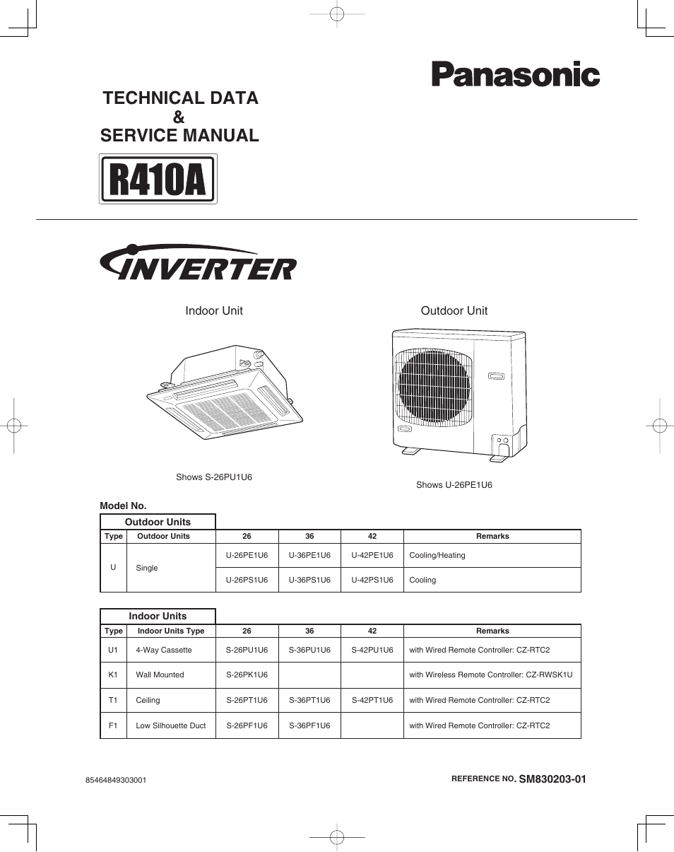 Panasonic 36PSU1U6 User Manual | 198 pages