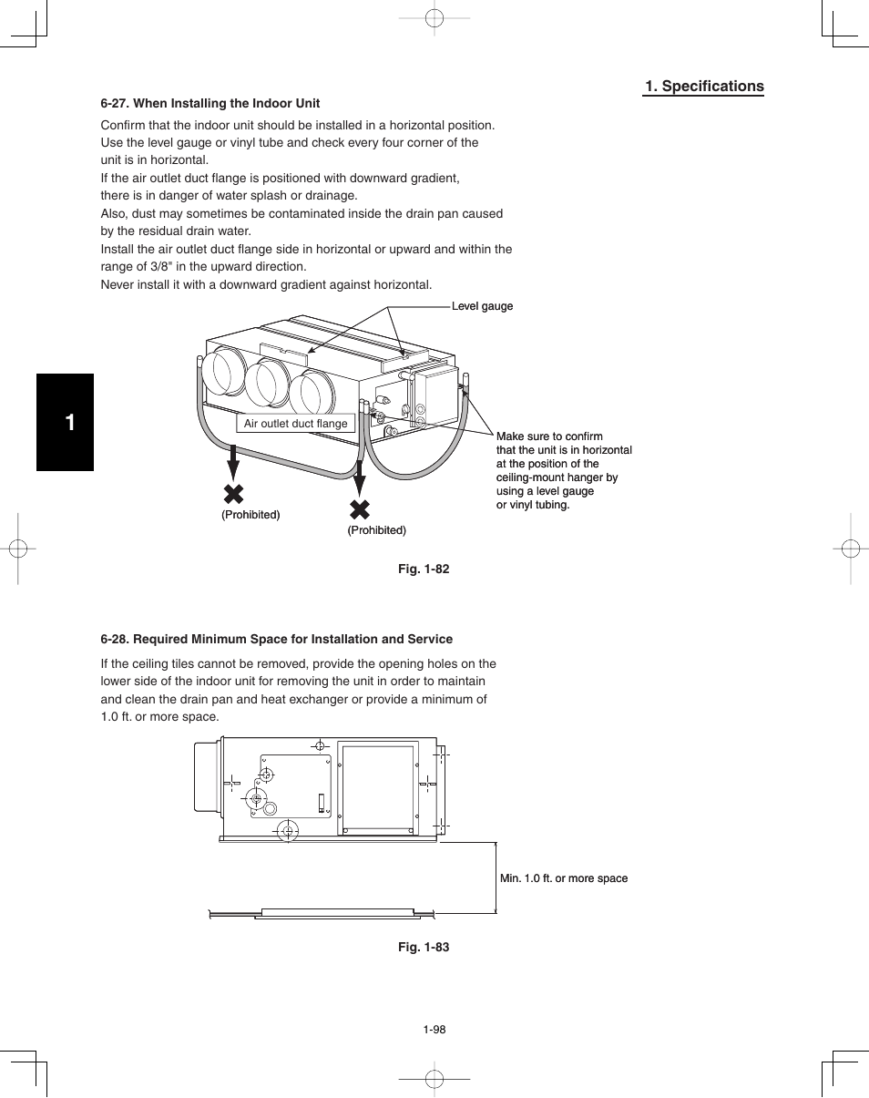Specifications | Panasonic 36PSU1U6 User Manual | Page 104 / 198