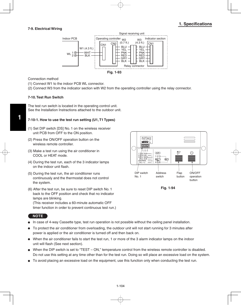 Specifications | Panasonic 36PSU1U6 User Manual | Page 110 / 198
