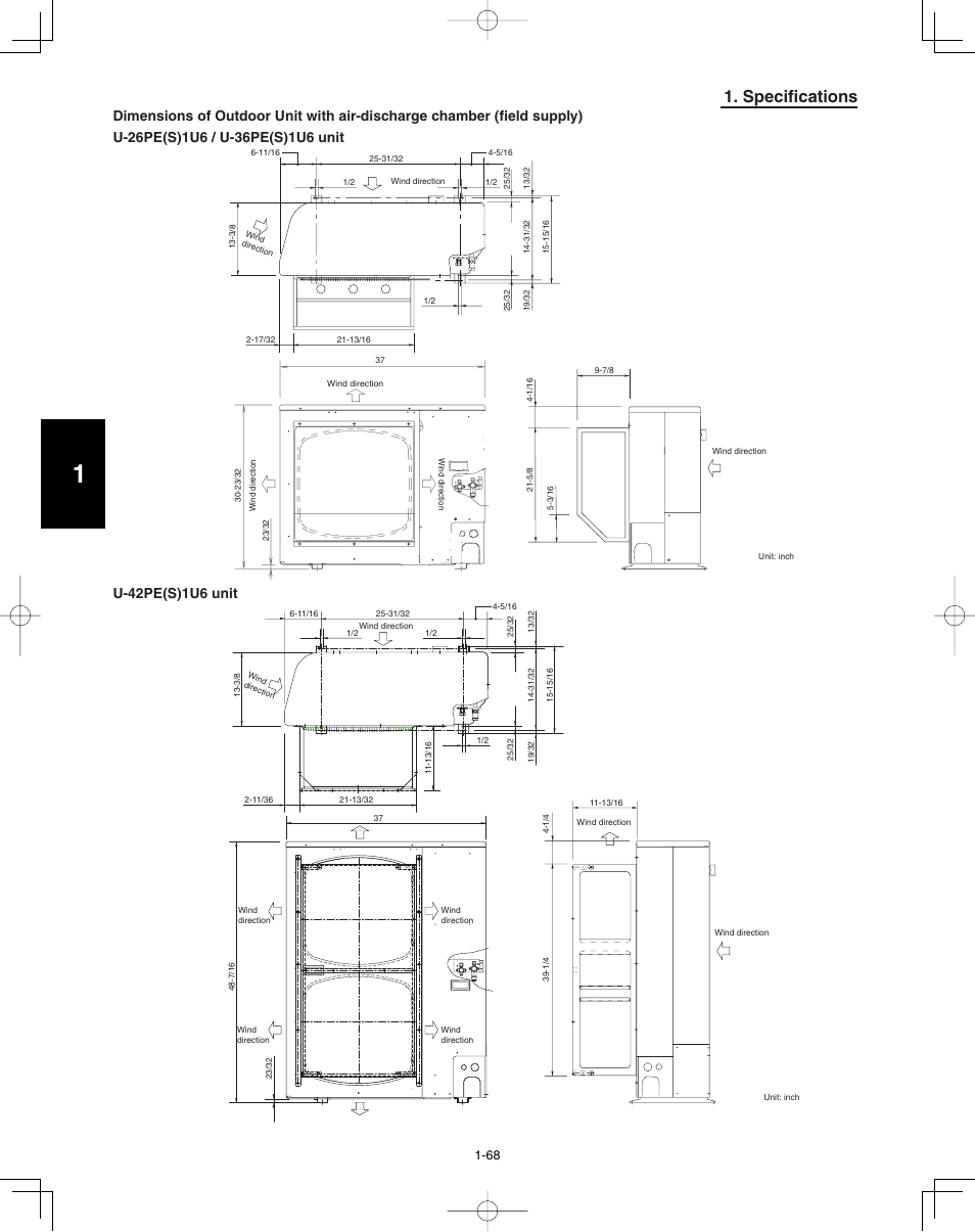 Specifications | Panasonic 36PSU1U6 User Manual | Page 74 / 198