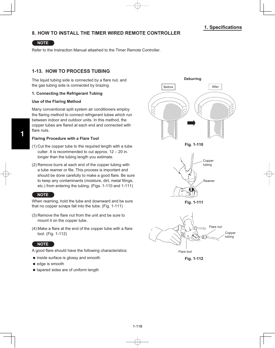 13. how to process tubing | Panasonic 36PEF1U6 User Manual | Page 124 / 198