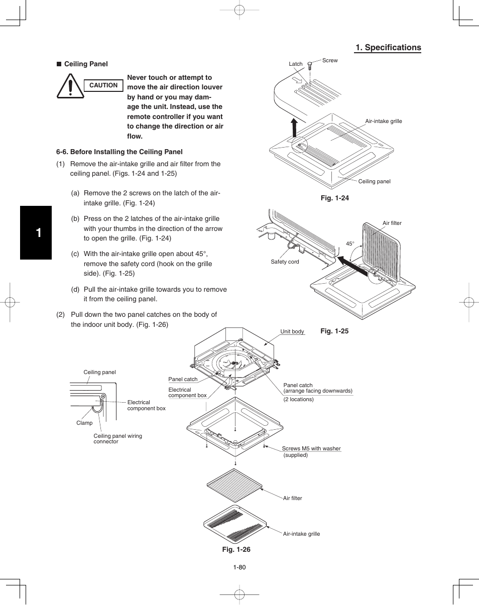 Specifications | Panasonic 36PEF1U6 User Manual | Page 86 / 198
