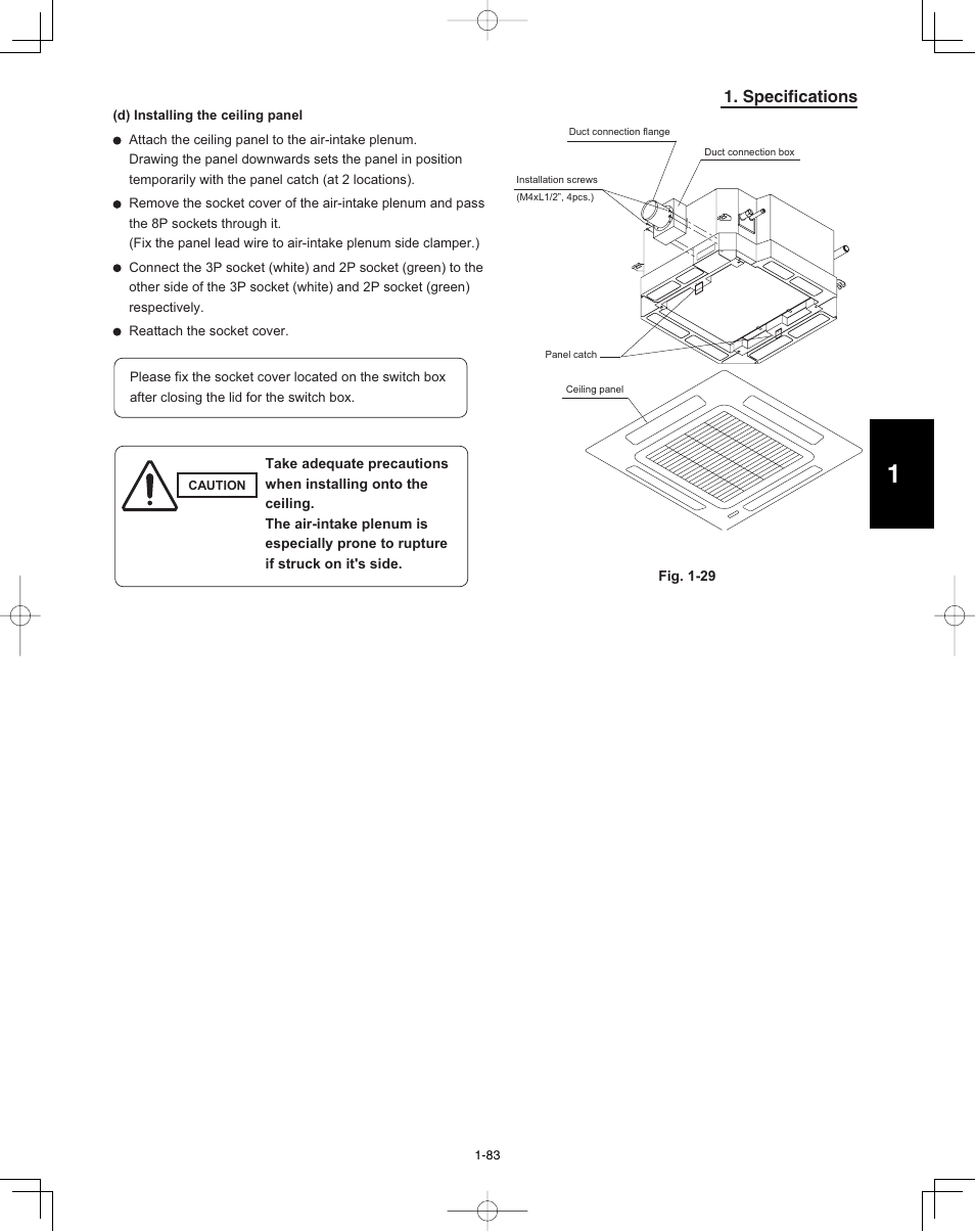 Specifications | Panasonic 36PEF1U6 User Manual | Page 89 / 198