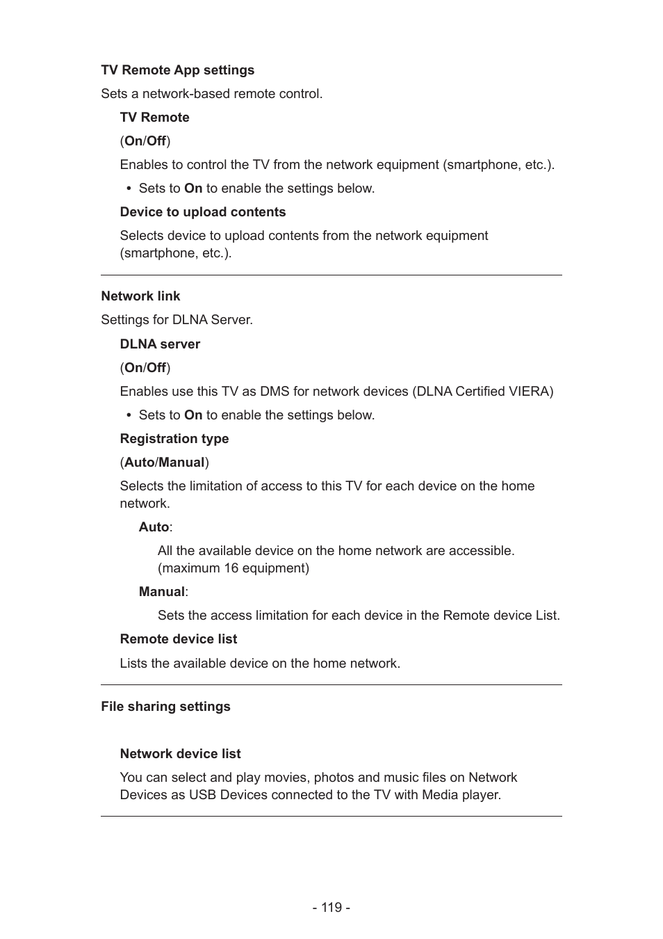 Panasonic TC-55AS530U User Manual | Page 119 / 157