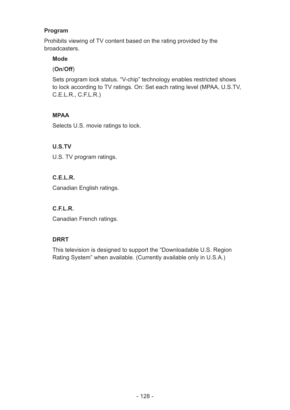 Panasonic TC-55AS530U User Manual | Page 128 / 157