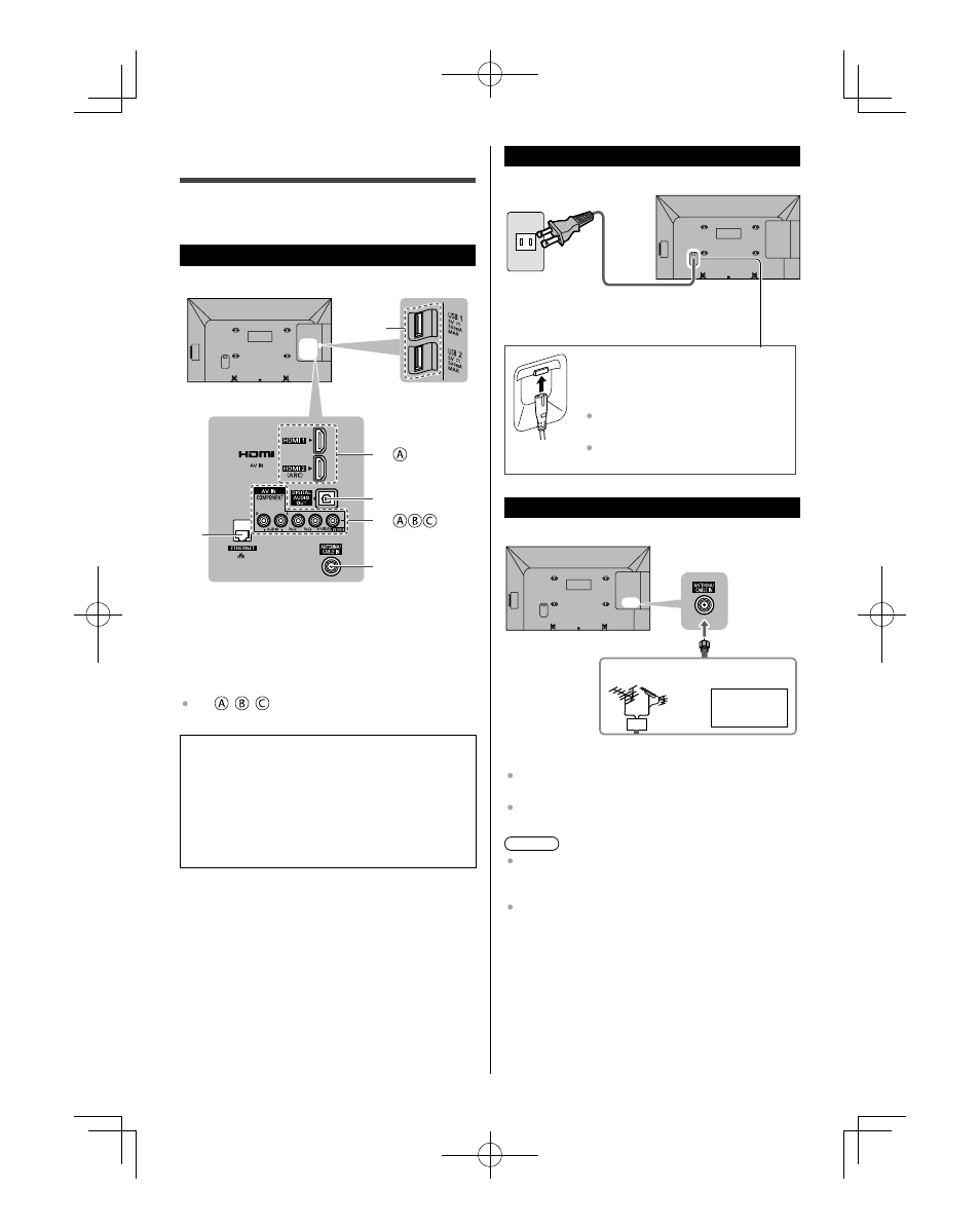 Connections | Panasonic TC-39AS530U User Manual | Page 11 / 25